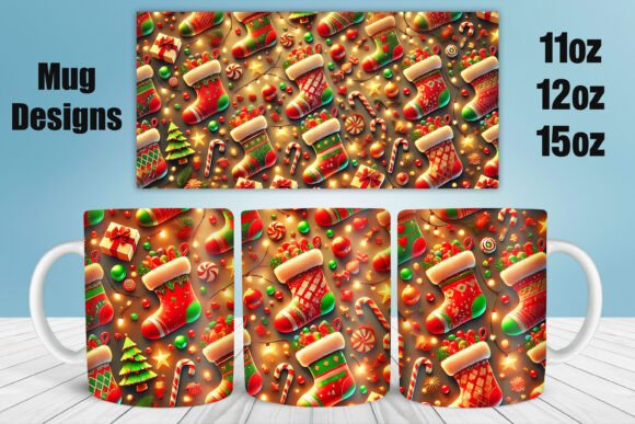 Bringing Holiday Cheer to Life with 3D Christmas Mug Design