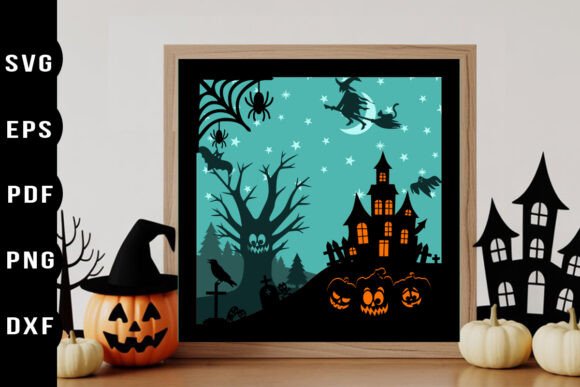 Choosing the Right Halloween Haunted House Papercut SVG for Layered Crafts
