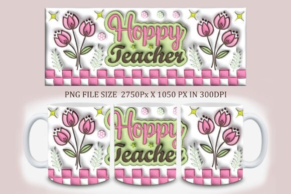 Creating Memorable Keepsakes with 3D Inflated Mug Design, Easter Themes