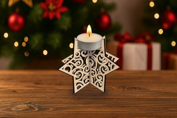 Creating Warmth and Light: A Guide to the Winter Swirls Laser-Cut Christmas Star