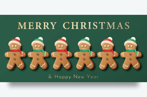 Evaluating the 3D Christmas Banner Design Graphic for Holiday Projects