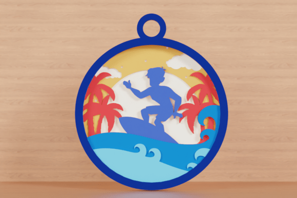 Exploring the Summer SVG Circular 3D Craft Design for Layered Paper Art