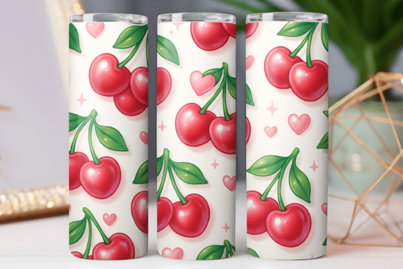 Fruit Print 3D Tumbler Wrap Design Art: Elevating Your Sublimation Projects