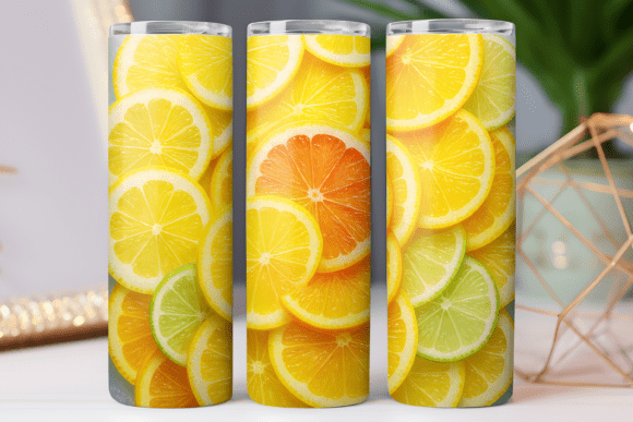 Fruit Print 3d Tumbler Wrap Design Png: Elevating Sublimation Craftsmanship