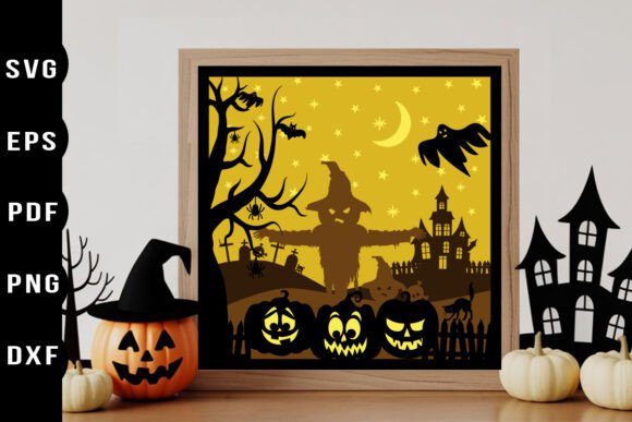 Ghost 3D Papercut Layered Template Guide