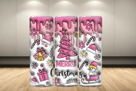 Mastering the Art of the Christmas 3D Tumbler Wrap Design for Professional Sublimation