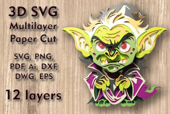 Mastering the Troll Multilayer 3D SVG Halloween Files for Professional Shadow Box Art