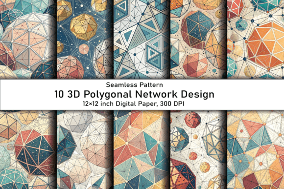 Mastering Visual Depth: The Art of 3D Polygonal Network Design in Digital Crafting
