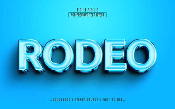 Mastering Visual Impact: A Guide to the Modern Rodeo 3D Text Effect Design