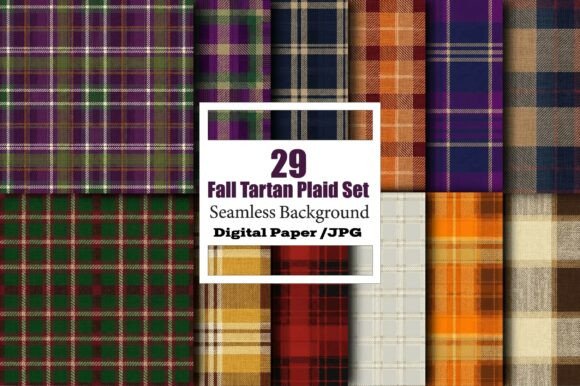 Strategic Design: Leveraging the Fall Tartan Plaid Set Digital Paper for Brand Consistency and Creative Efficiency