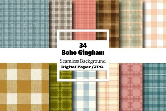 Unlocking Creative Potential with the Boho Gingham Seamless Pattern