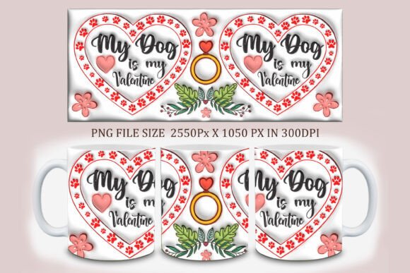 Unlocking Creativity with 3D Inflated Mug Design: A Guide to Dog Valentine Digital Art