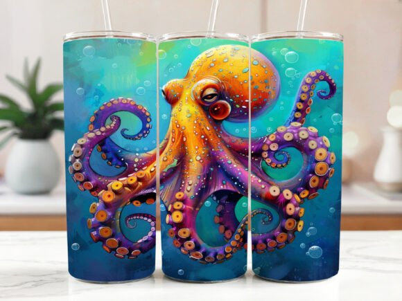 Unlocking Creativity with the 3D Octopus Tumbler Design Skinny for Custom Drinkware