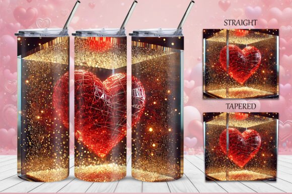 Valentine 3D Heart Wrap Design
